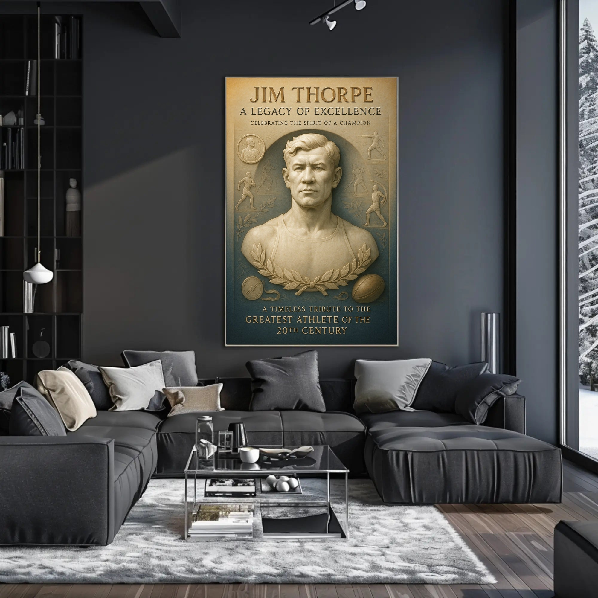 Jim Thorpe Legacy of Excellence Poster PosterGoat