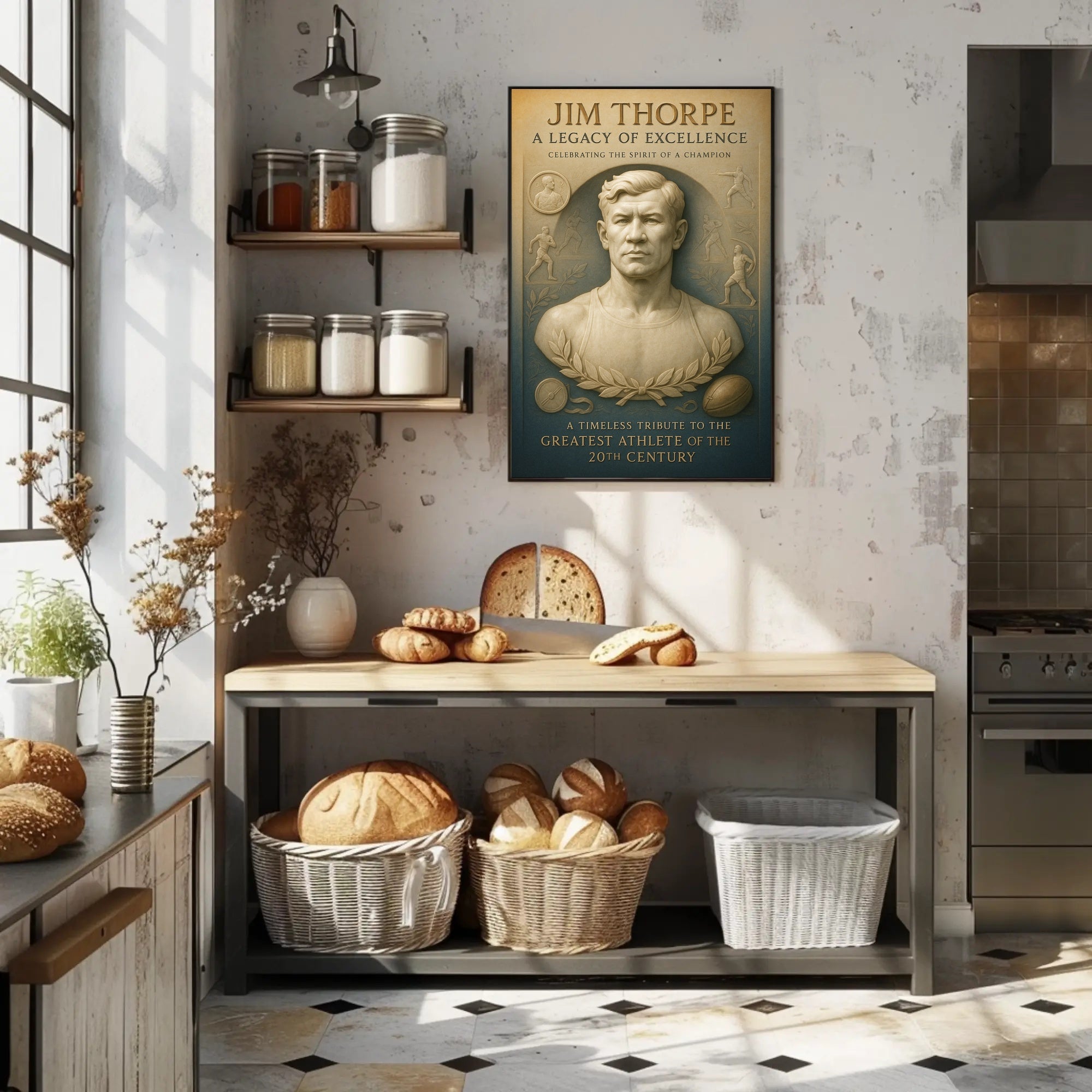 Jim Thorpe Legacy of Excellence Poster PosterGoat