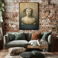 Jim Thorpe Legacy of Excellence Poster PosterGoat