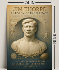 Jim Thorpe Legacy of Excellence Poster PosterGoat