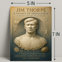 Jim Thorpe Legacy of Excellence Poster PosterGoat
