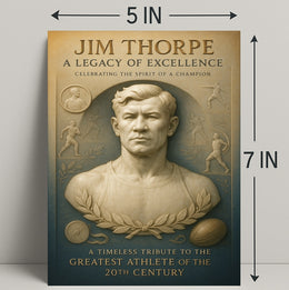 Jim Thorpe Legacy of Excellence Poster PosterGoat