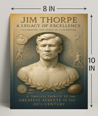 Jim Thorpe Legacy of Excellence Poster PosterGoat