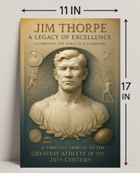 Jim Thorpe Legacy of Excellence Poster PosterGoat
