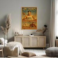 Jim Thorpe Legacy of a Titan Poster PosterGoat