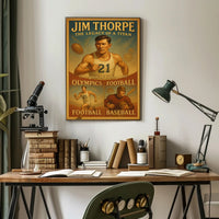 Jim Thorpe Legacy of a Titan Poster PosterGoat