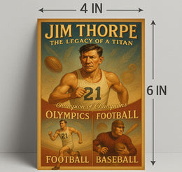 Jim Thorpe Legacy of a Titan Poster PosterGoat