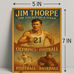 Jim Thorpe Legacy of a Titan Poster PosterGoat