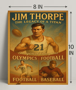 Jim Thorpe Legacy of a Titan Poster PosterGoat