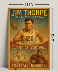 Jim Thorpe Legacy of a Titan Poster PosterGoat