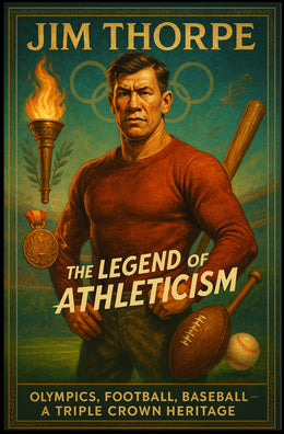 Jim Thorpe Legend of Athleticism Poster PosterGoat