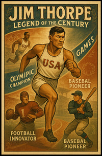 Jim Thorpe Legend of the Century Poster PosterGoat
