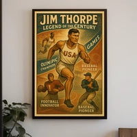 Jim Thorpe Legend of the Century Poster PosterGoat