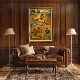 Jim Thorpe Legend of the Century Poster PosterGoat