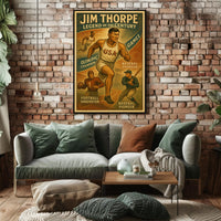 Jim Thorpe Legend of the Century Poster PosterGoat