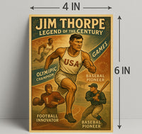 Jim Thorpe Legend of the Century Poster PosterGoat