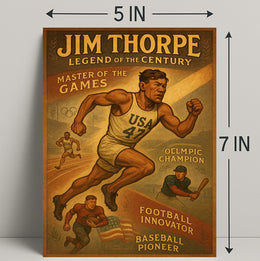 Jim Thorpe Legend of the Century Poster Print PosterGoat