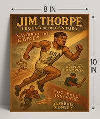 Jim Thorpe Legend of the Century Poster Print PosterGoat