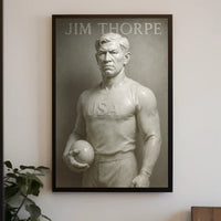 Jim Thorpe Legendary Athlete Poster Art PosterGoat