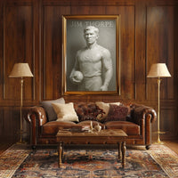 Jim Thorpe Legendary Athlete Poster Art PosterGoat