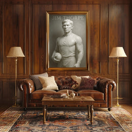 Jim Thorpe Legendary Athlete Poster Art PosterGoat