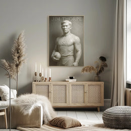 Jim Thorpe Legendary Athlete Poster Art PosterGoat
