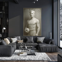 Jim Thorpe Legendary Athlete Poster Art PosterGoat