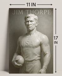 Jim Thorpe Legendary Athlete Poster Art PosterGoat