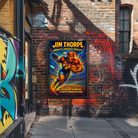Jim Thorpe Legendary Athlete Wall Art Print PosterGoat