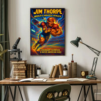 Jim Thorpe Legendary Athlete Wall Art Print PosterGoat