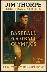 Jim Thorpe Legendary Athlete Wall Art Print PosterGoat