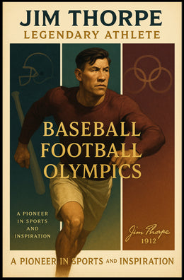 Jim Thorpe Legendary Athlete Wall Art Print PosterGoat
