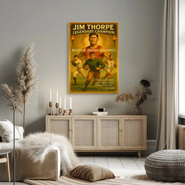 Jim Thorpe Legendary Champion Poster Art Print PosterGoat