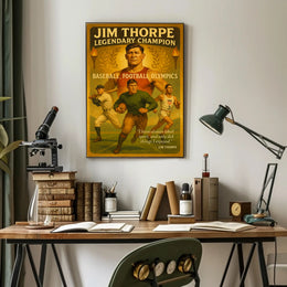 Jim Thorpe Legendary Champion Poster Art Print PosterGoat