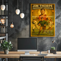 Jim Thorpe Legendary Champion Poster Art Print PosterGoat