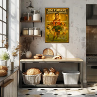 Jim Thorpe Legendary Champion Poster Art Print PosterGoat