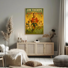 Jim Thorpe Legendary Champion Poster Print PosterGoat
