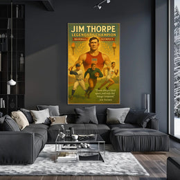 Jim Thorpe Legendary Champion Poster Print PosterGoat