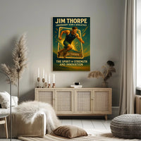 Jim Thorpe Legendary Icon of Athletics Poster PosterGoat