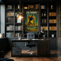 Jim Thorpe Legendary Icon of Athletics Poster PosterGoat