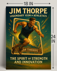 Jim Thorpe Legendary Icon of Athletics Poster PosterGoat
