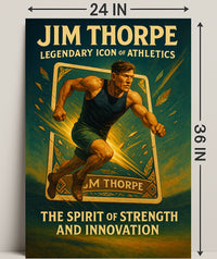 Jim Thorpe Legendary Icon of Athletics Poster PosterGoat