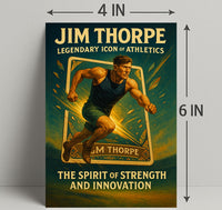 Jim Thorpe Legendary Icon of Athletics Poster PosterGoat