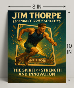 Jim Thorpe Legendary Icon of Athletics Poster PosterGoat