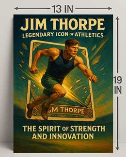 Jim Thorpe Legendary Icon of Athletics Poster PosterGoat