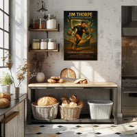 Jim Thorpe Relentless Legend Wall Art PosterGoat