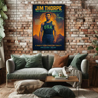 Jim Thorpe The Legend of Versatility Poster PosterGoat