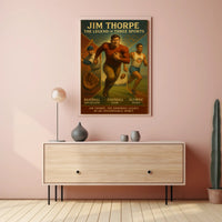 Jim Thorpe Three Sports Legend Poster PosterGoat