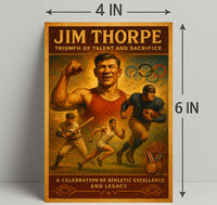 Jim Thorpe Triumph Poster of Talent and Sacrifice PosterGoat