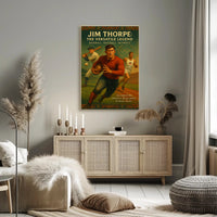 Jim Thorpe Versatile Legend Poster Art Print PosterGoat